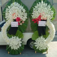 کد57 باغگلتهران ارسالرایگان تاج گل سبد دسته استند
