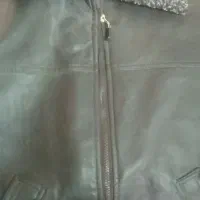 کاپشن مردانه چرم بوفابو اصل لنگه اش نیست