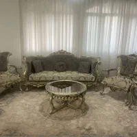 مبل استیل رنگ نقره ای طلایی