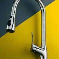 شیر ظرفشویی برند وارداتی شاوری ۶۰ سانت با چرخش ۳۶۰