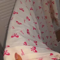 شومیز پاپیون صورتی