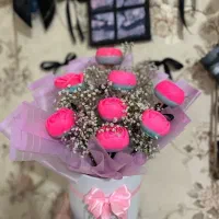 دسته گل شمعی
