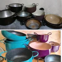 بازسازی قابلمه تفلون /چدن/مس