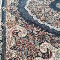 فروش فوری فرش ۱۲متری سرمه ای دستباف