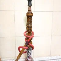 قلیون تنه چوبی  کار دست