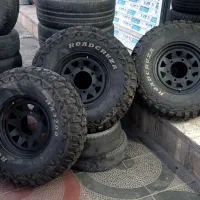 چهار حلقه رینگ و لاستیک مخصوص آفرود سواران عزیز