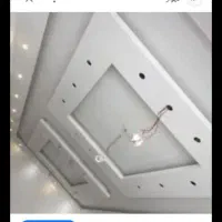 سلام گچ کاری ساده و ابزار نور مخفی