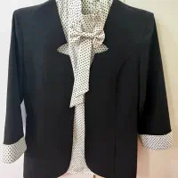 تاپ حلقه و کت پاپیونی