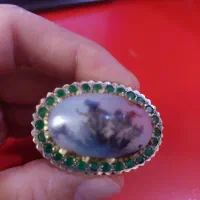 انگشتر شجر کلکسیونی کار استاد محمدی به وزن ۶۶ گرم