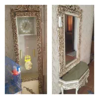 آینه کنسول و ساعت ست