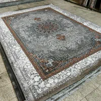 طرح نقشه آب رنگی قالی مدرن