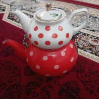 کتری قوری لعابی سالم