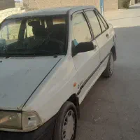 پراید مدل ۸۲فنی سالم شاسی پلمب رنگ سفید دوگانه