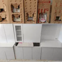 پک ویژه ۶ متری کابینت MDF با گاز هود سینک دو لگنه