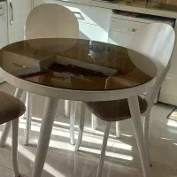 میز ناهارخوری ۴نفره سفید