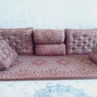 پشتی سنتی و شاهنشین ست 7تیکه