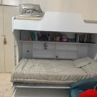 تخت خواب دو طبقه چوبی نوجوان ترک