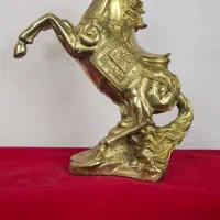 مجسمه برنز اسب رو دوپا برنزی