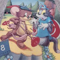 فرش عروسکی تام و جری