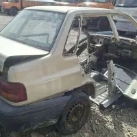 پراید تصادفی87بژقطعات همه سالم وخریداری شده وموجود