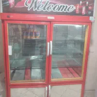 یخچال ایستاده ۴ درب سالم و یک عدد فریزر بستنی سالم