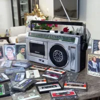 رادیو ظبط ناسیونال۵۰ساله ژاپنی کمیاب اف ام دار