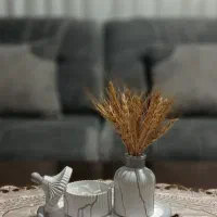 دکوری سنگ مصنوعی برای‌میز آرایش جلو مبلی میزکنسول