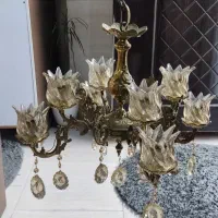 لوستر چهار شاخه برنجی