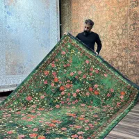 فرش به روز بازار ماچا با گل های زنده