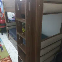 تخت دو طبقه برند سمیر چوب