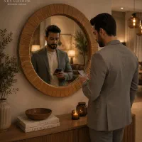 آینه جاکفشی وکیوم کد 837