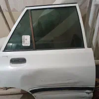 درب کامل عقب  پراید بی رنگ
