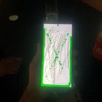 تاچ ال سی دی خط دار لک دارs23ultra