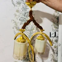 لوستر|لوستر و چراغ آویز|قم, امامزاده ابراهیم|دیوار