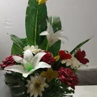 گل گلدان هردوباهم