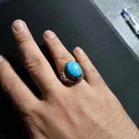 انگشتر فیروزه عجمی نیشابور