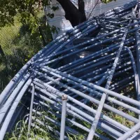 سازه گلخانه پیچ و مهره ای کارکرده