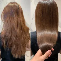 خدمات کراتین و صافی مو با ریحانه