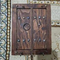 جاکلیدی چوبی آینه دار