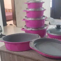 سرویس قابلمه چدن استفاده نشده نو