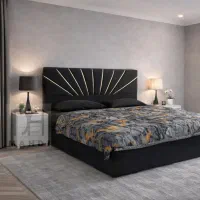 تخت تشک royalدونفره*تختخواب رنگبندی جدید موجودشد*