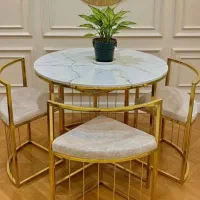 ناهار خوری کم جا ۴نفره فلزی