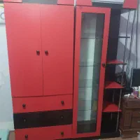 تخت خواب و کمد لباسی دو تیکه