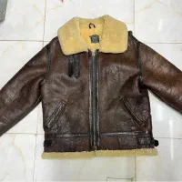 کاپشن بوفالو چرم طبیعی