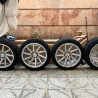 رینگ ووسن چرخشی ۸پیچ اصلی ۱۶ با لاستیک فاق کوتاه