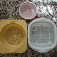 آبکش پلاستیکی ۳عدد