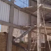 پله گردون فلزی نو باشمشیری ارتفاع بالا.