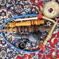 قلیون تنه چوبی