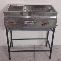 کباب پز  پلوپزدار گازی بسیار کم استفاده شده