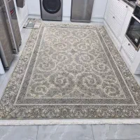 فرش طلاکوب گل برجسته